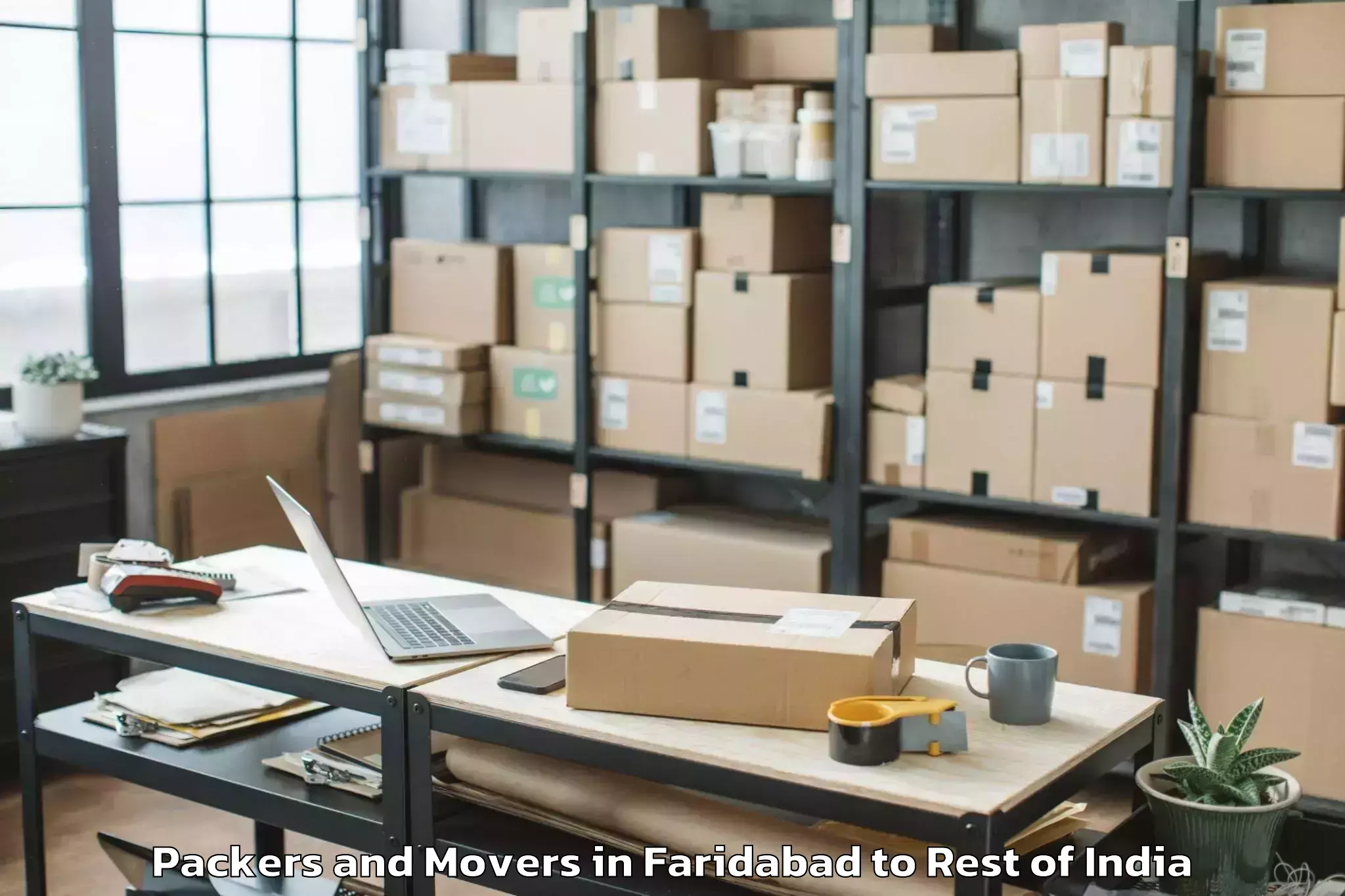 Leading Faridabad to Jagner Packers And Movers Provider